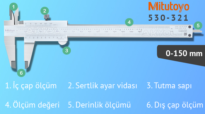 mitutoyo 530-312 mekanik mikrometre