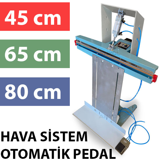 Havalı Pedal Poşet Yapıştırma Makinası