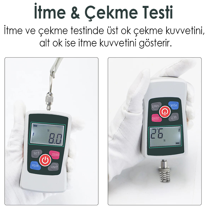 amf-500 itme ve çekme testi