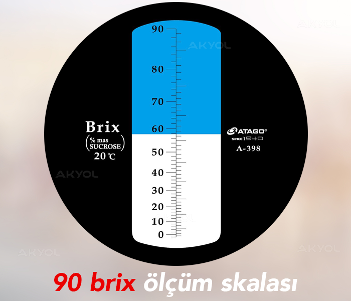 90 brix refraktometre