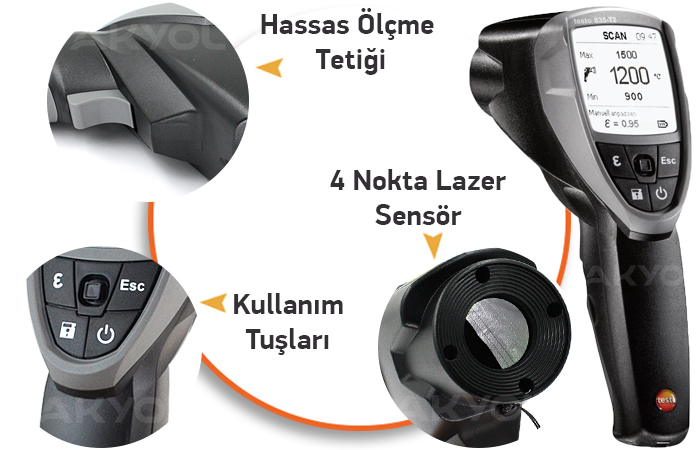 testo 835-t2 kızılötesi termometre