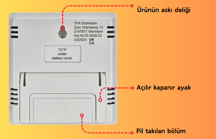 dijital sıcaklık nem ölçer